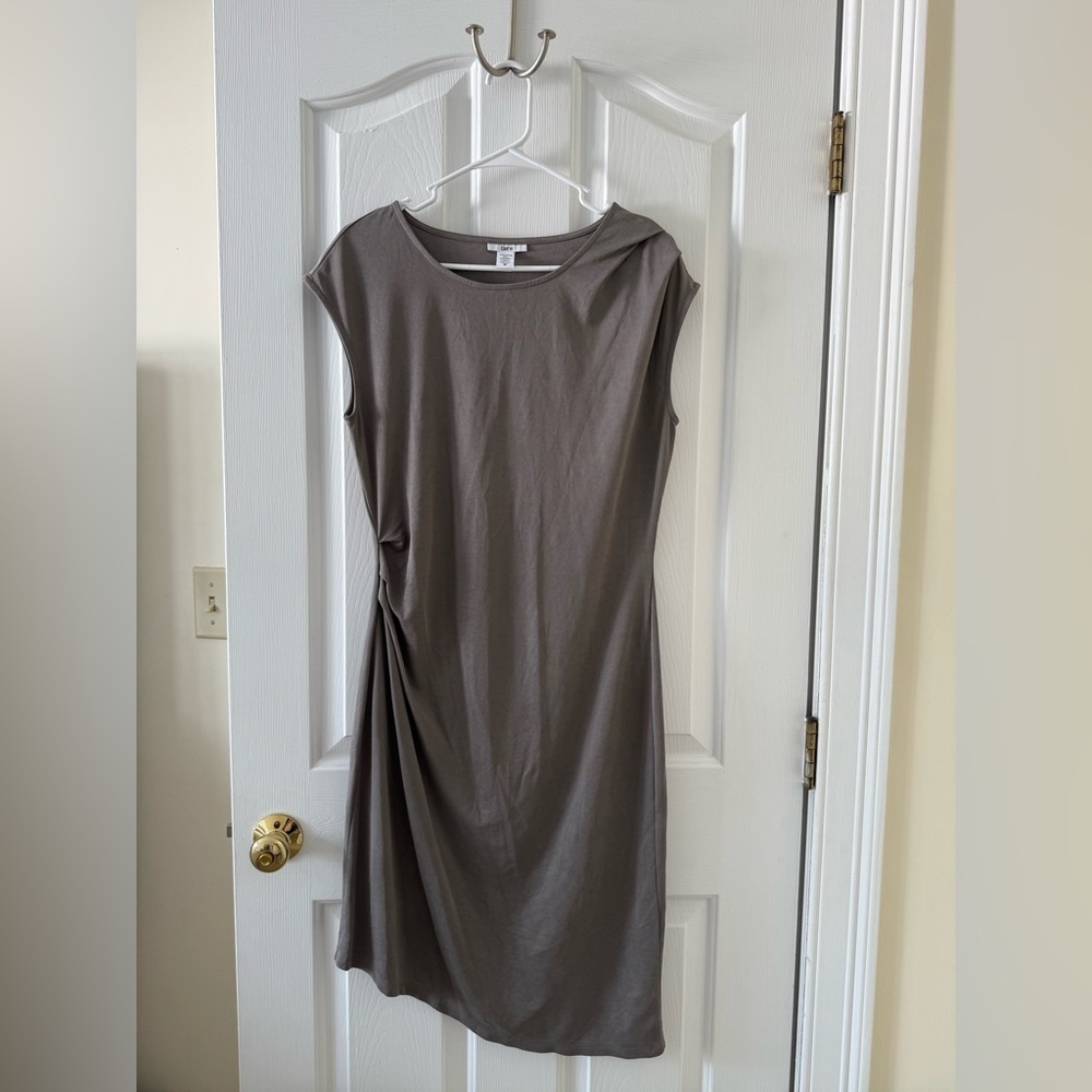 Bar III Charcoal Sleeveless Midi Dress